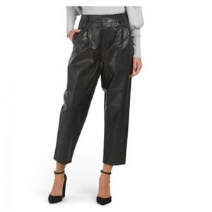 Anthropologie Blank NYC Vegan Faux Leather Crocodile Pants